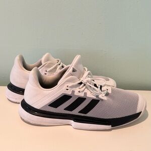 Adidas Bounce Men’s Tennis White Black 11 Used